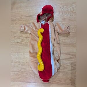 Target Hot Dog Red and Tan Costume for Babies 0-6 months